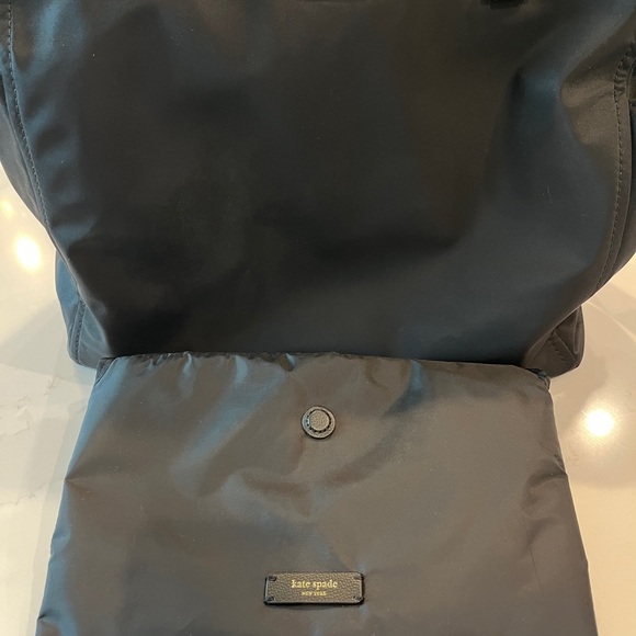 Kate Spade Jae Baby Bag - Black Diaper Bag with Changing Pad - Picture 4 of 11